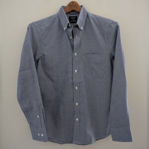 NEW NORDSTROM Men's Shop SmartCare Wrinkle Free Traveler Shirt Sz. S Blue Travel